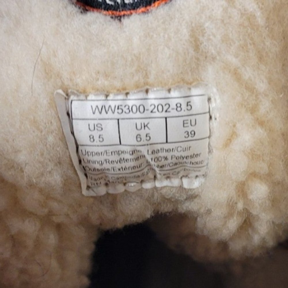 Woolrich Fully Wooly Winter Boots Brown Fuzzy Waterproof Size 8.5 - Picture 8 of 9